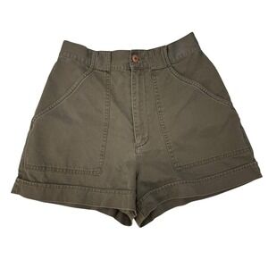 Vintage Y2K Abercrombie & Fitch‎ utility shorts Army 2000s size 8